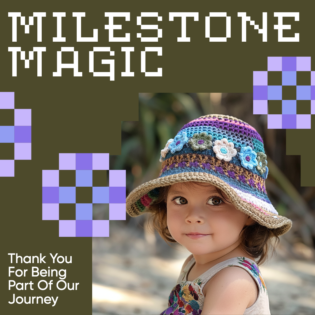 Milestone Magic Olive Instagram Post Template