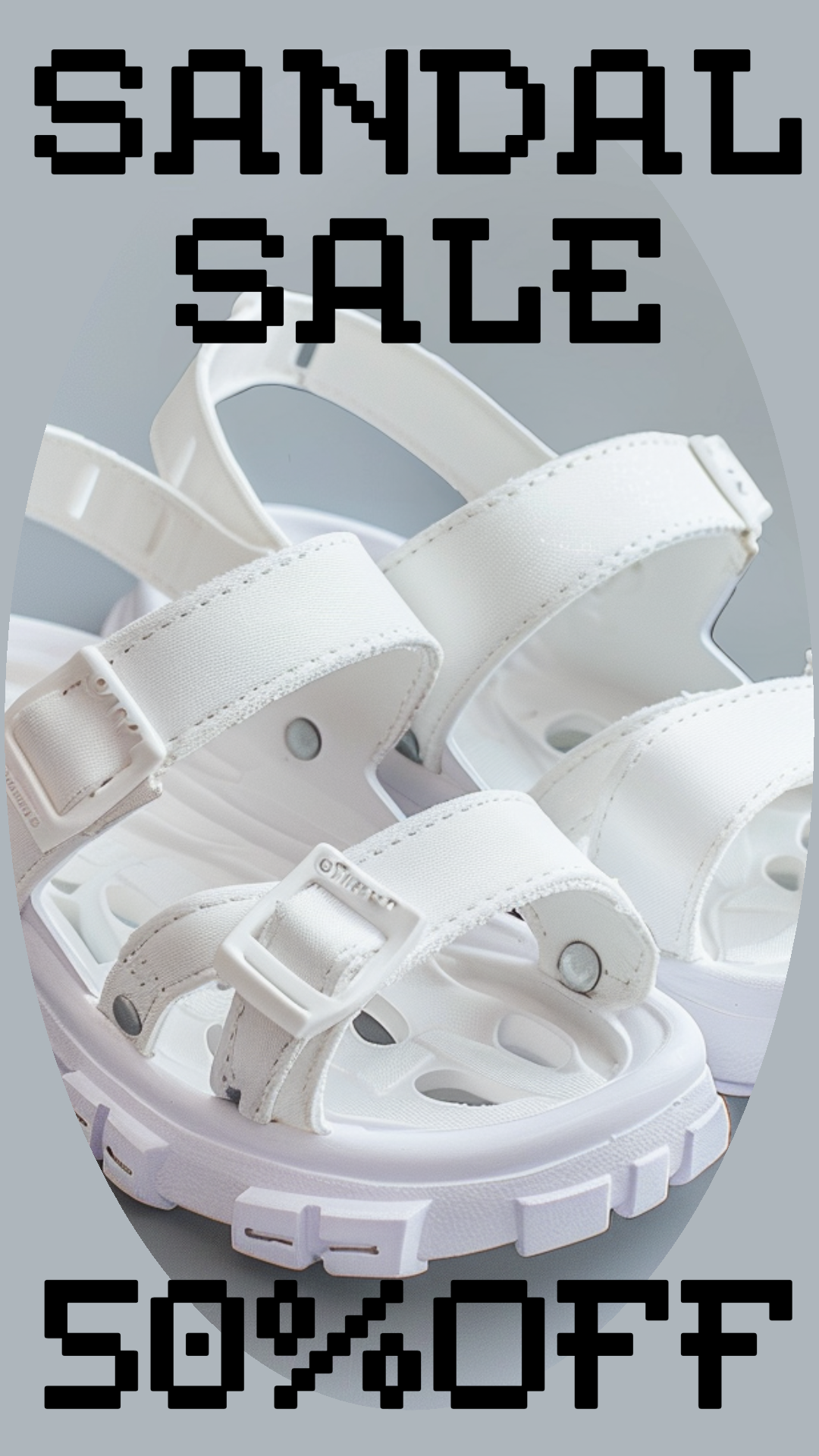 Template White Sandal Sale Instagram-Story Announcement