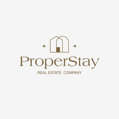 Template Elegant Gold Real Estate Logo Template