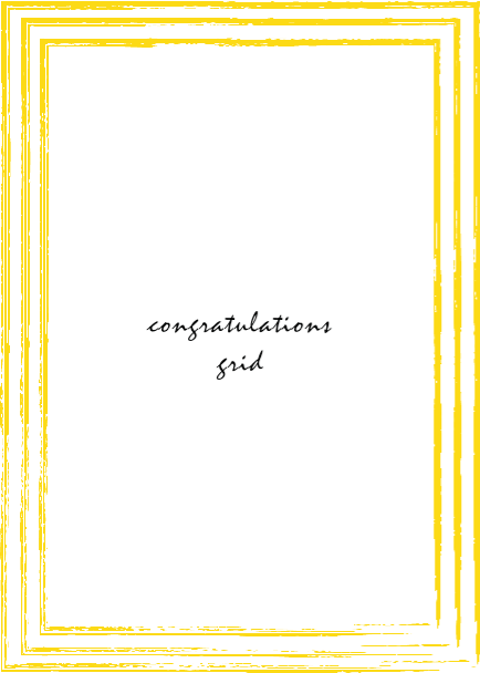 Elegant Gold White Congratulations Voucher Design