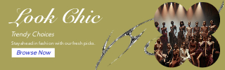 Blue and Red Chic Fashion Ad Banner