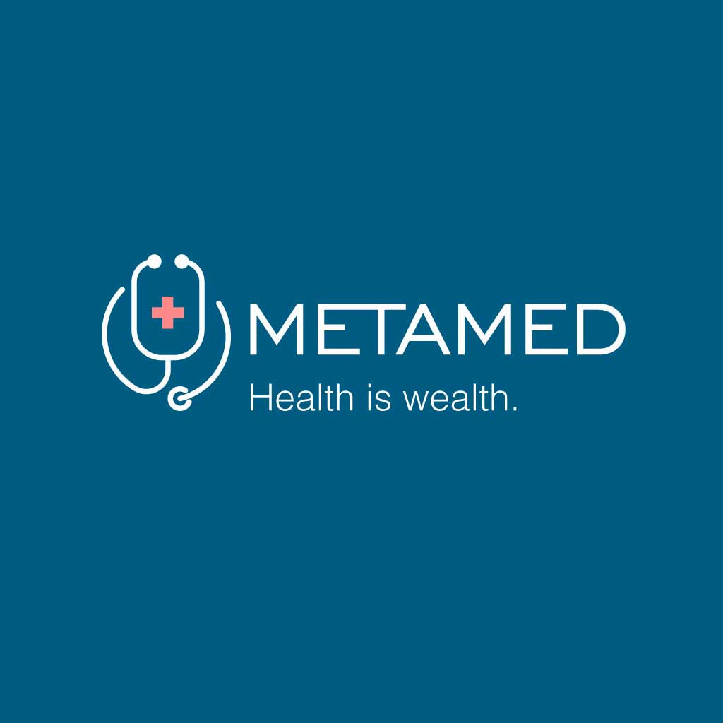 Template Sleek Blue Medical Service Advertisement Poster