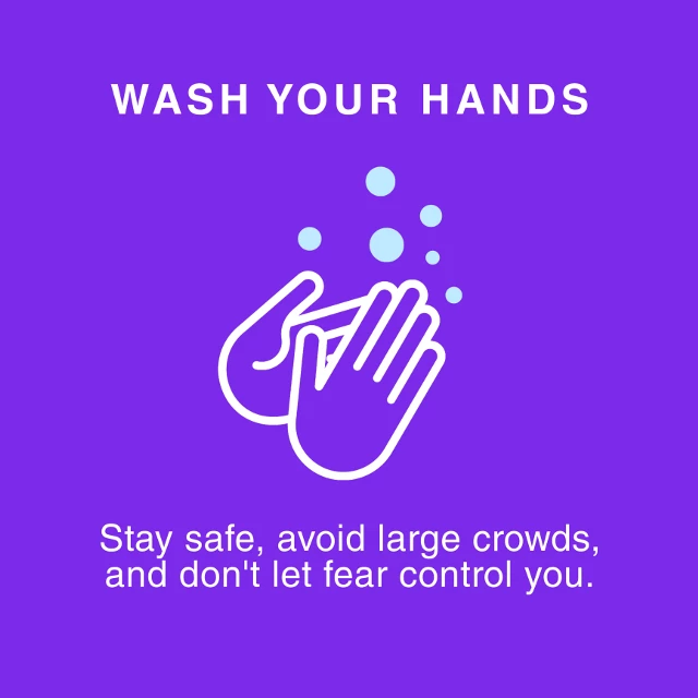 Vivid Purple Health Awareness Poster