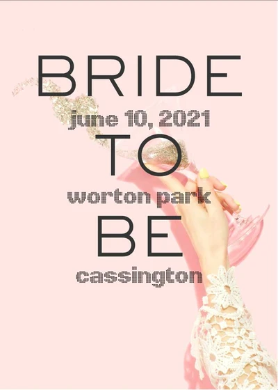 Template Elegant Pink Bridal Shower Invitation Post