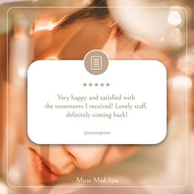 Template Soothing Beige Spa Testimonial Social Post