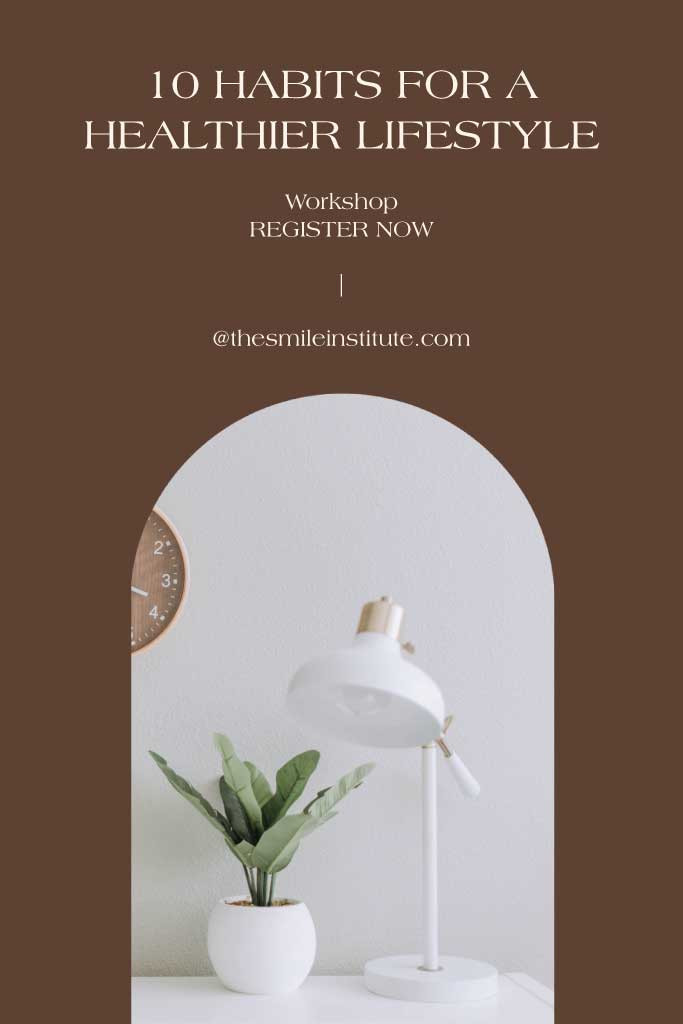 Template Healthy Lifestyle Workshop Poster in Mocha White