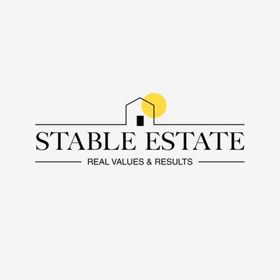 Template Sleek Grey Real Estate Logo Design Template