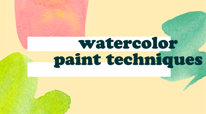 Creative Watercolor Techniques Workshop Poster