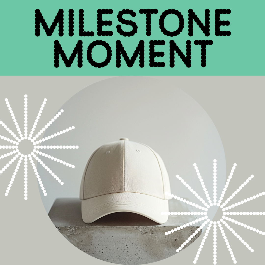 Celebratory Cream Instagram Post for Milestones