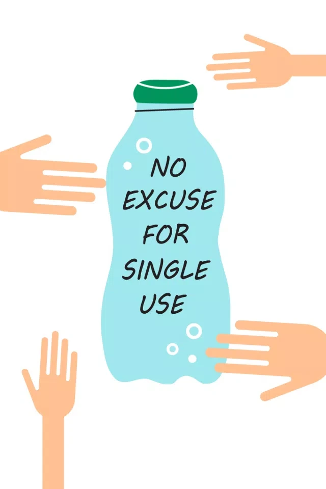 Template Eco-Friendly Reminder Social Media Post Turquoise