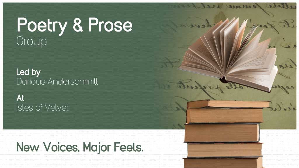 Template Green Olive Poetry Group Poster Design