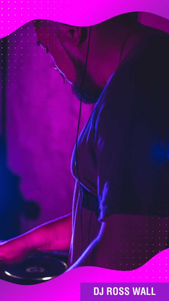 Template Vibrant Purple Nightclub DJ Poster