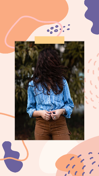 Stylish Denim Fashion Social Media Post