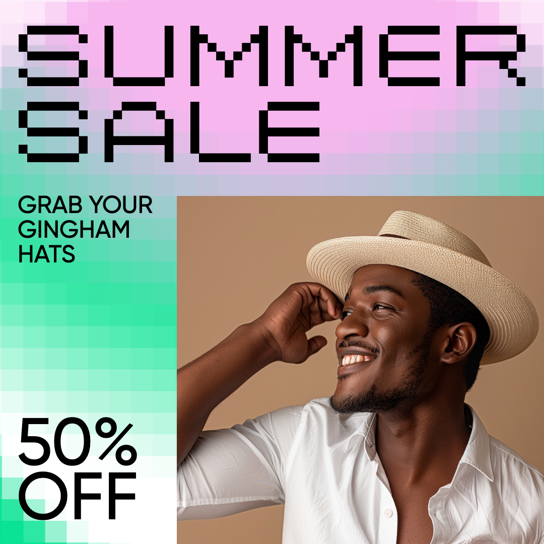 Summer Sale Instagram-Square Ad with Vibrant Discounts