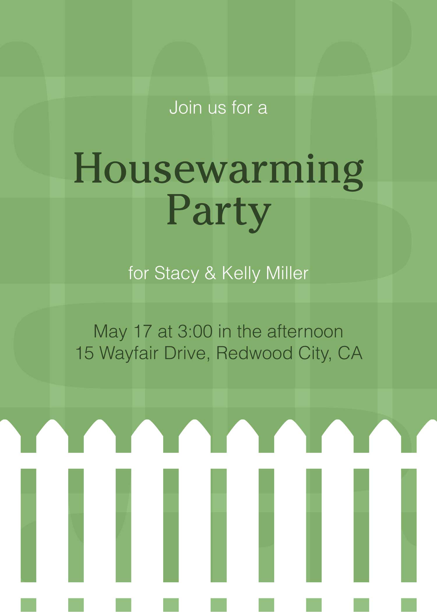 Elegant Green Housewarming Party Invitation Post