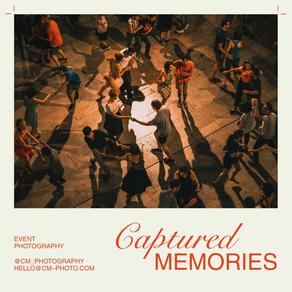 Template Warm Tones Dance Event Poster Design