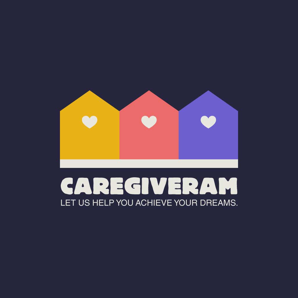 Colorful Caregiver Community Support Poster