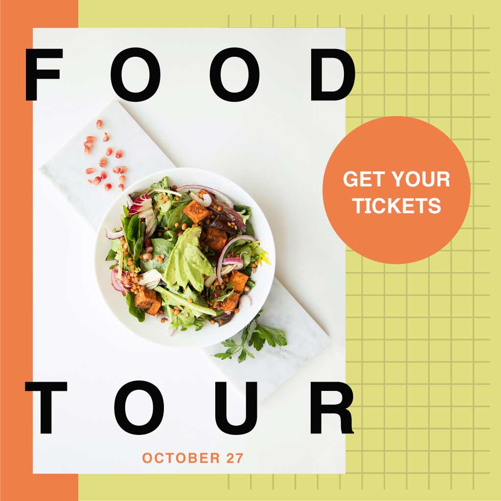 Savor the Flavor Food Tour Poster Design