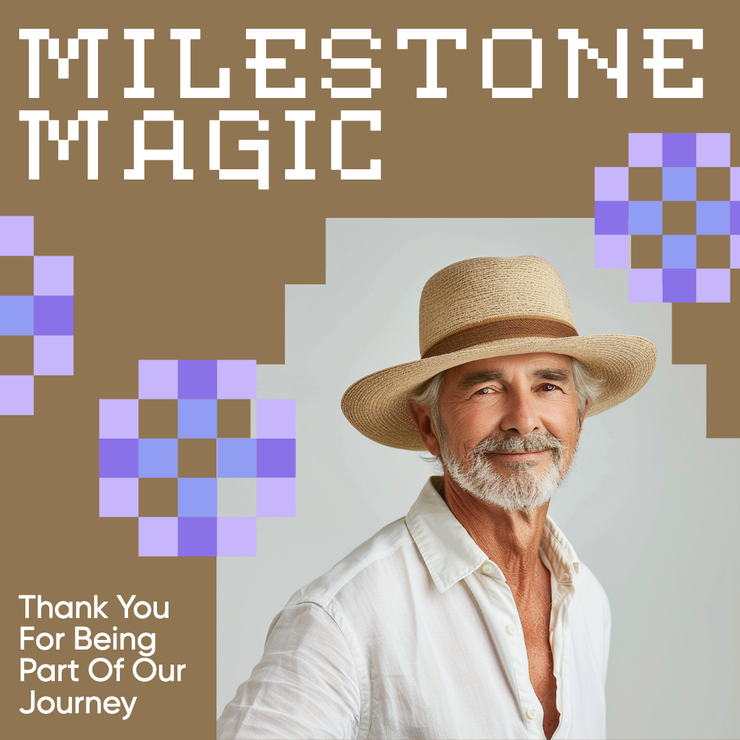 Milestone Magic Appreciation Instagram Post in Taupe