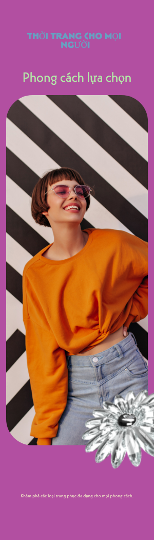 Chic Orange Style Selection Fashion Ad