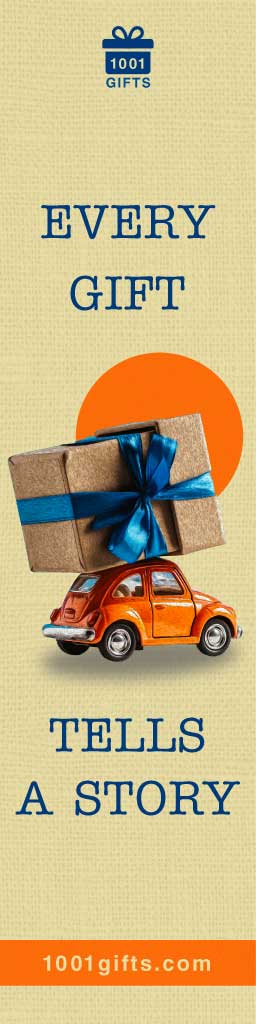 Orange Blue Gift Story Ad Template