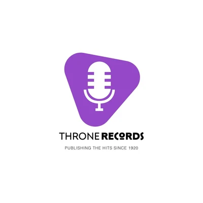 Template Vibrant Purple Music Logo Poster Design