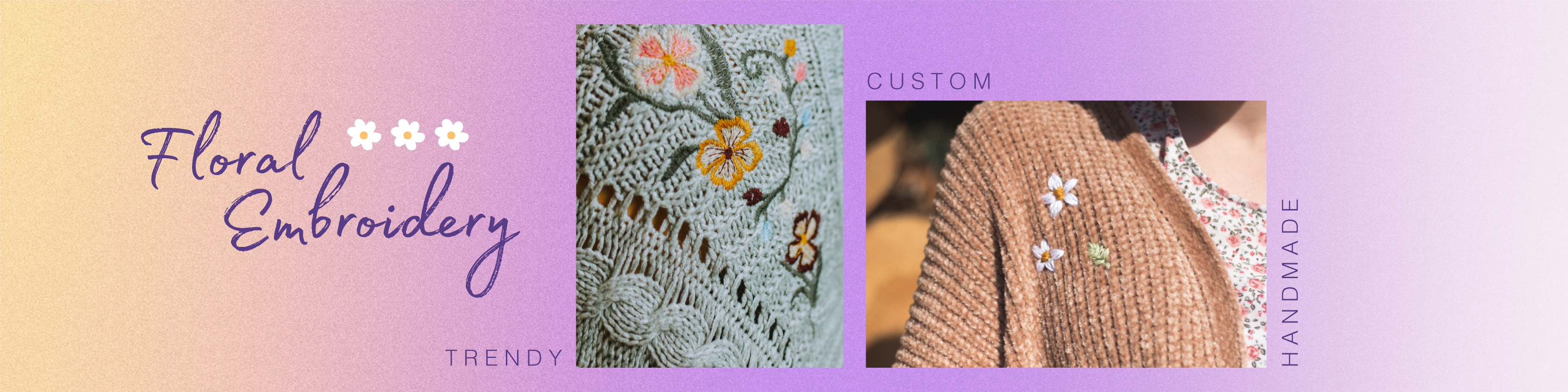 Template Chic Handmade Embroidery Social Media Post