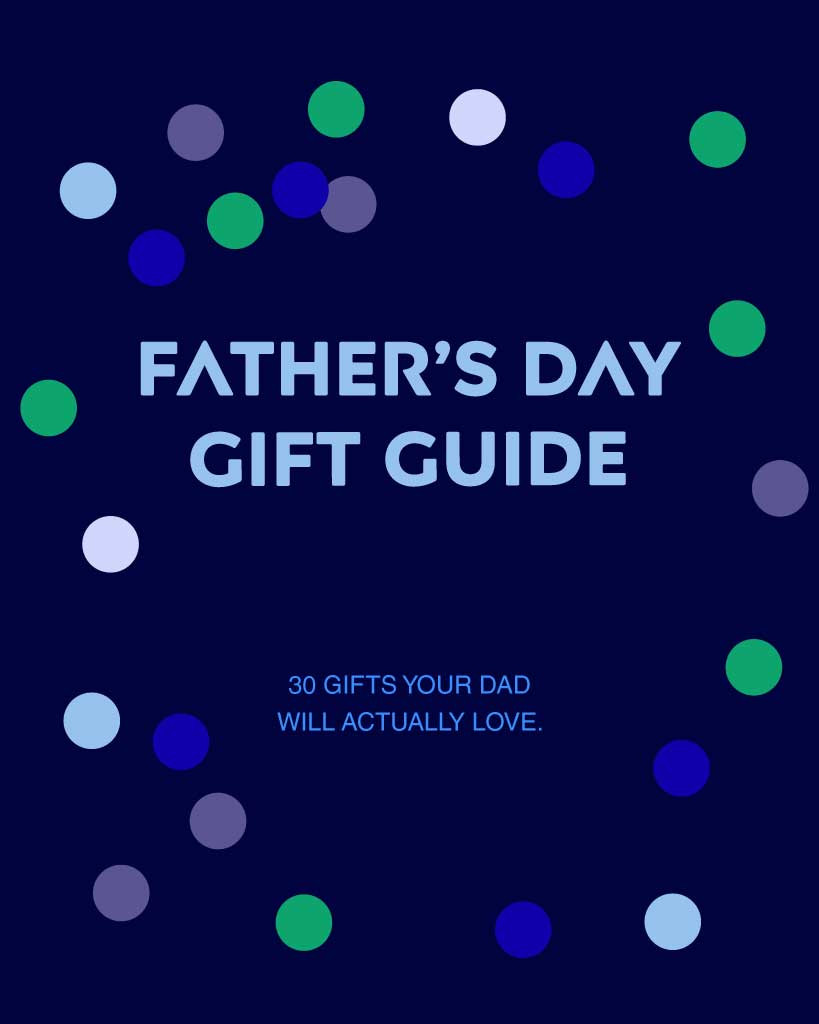 Template Navy Blue Celebration Father's Day Poster Guide