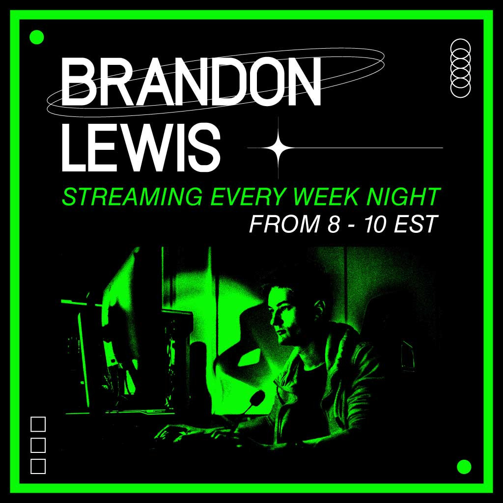 Template Vibrant Green DJ Live Stream Poster