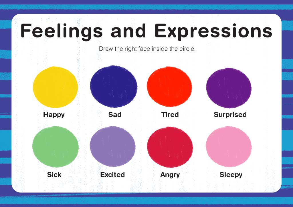Template Colorful Emotions Educational Poster Design