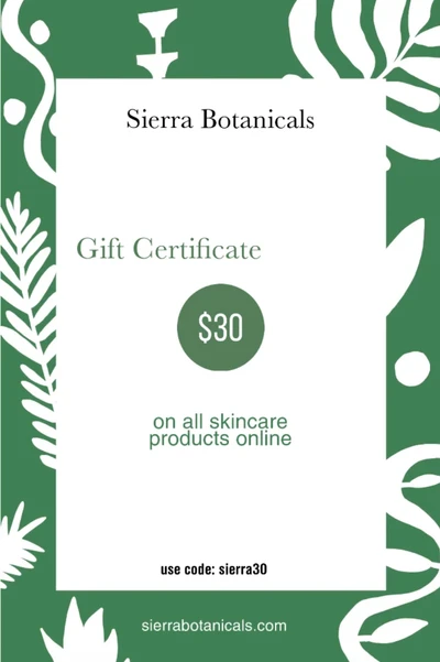 Template Elegant Green Skincare Voucher Design Template
