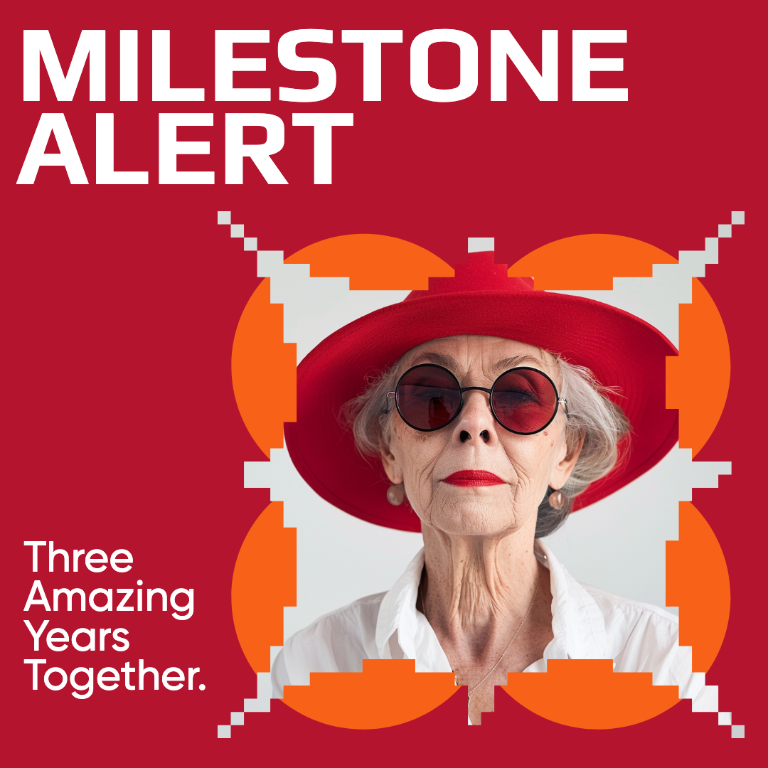 Celebrate Milestones Red Instagram-Square Post