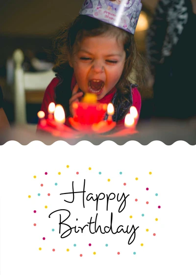 Template Colorful Birthday Bash Post Template Red