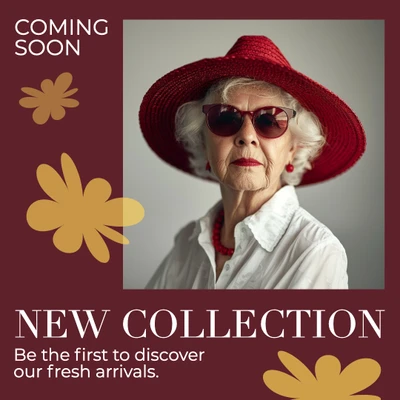 Template Stylish New Collection Instagram Square Post