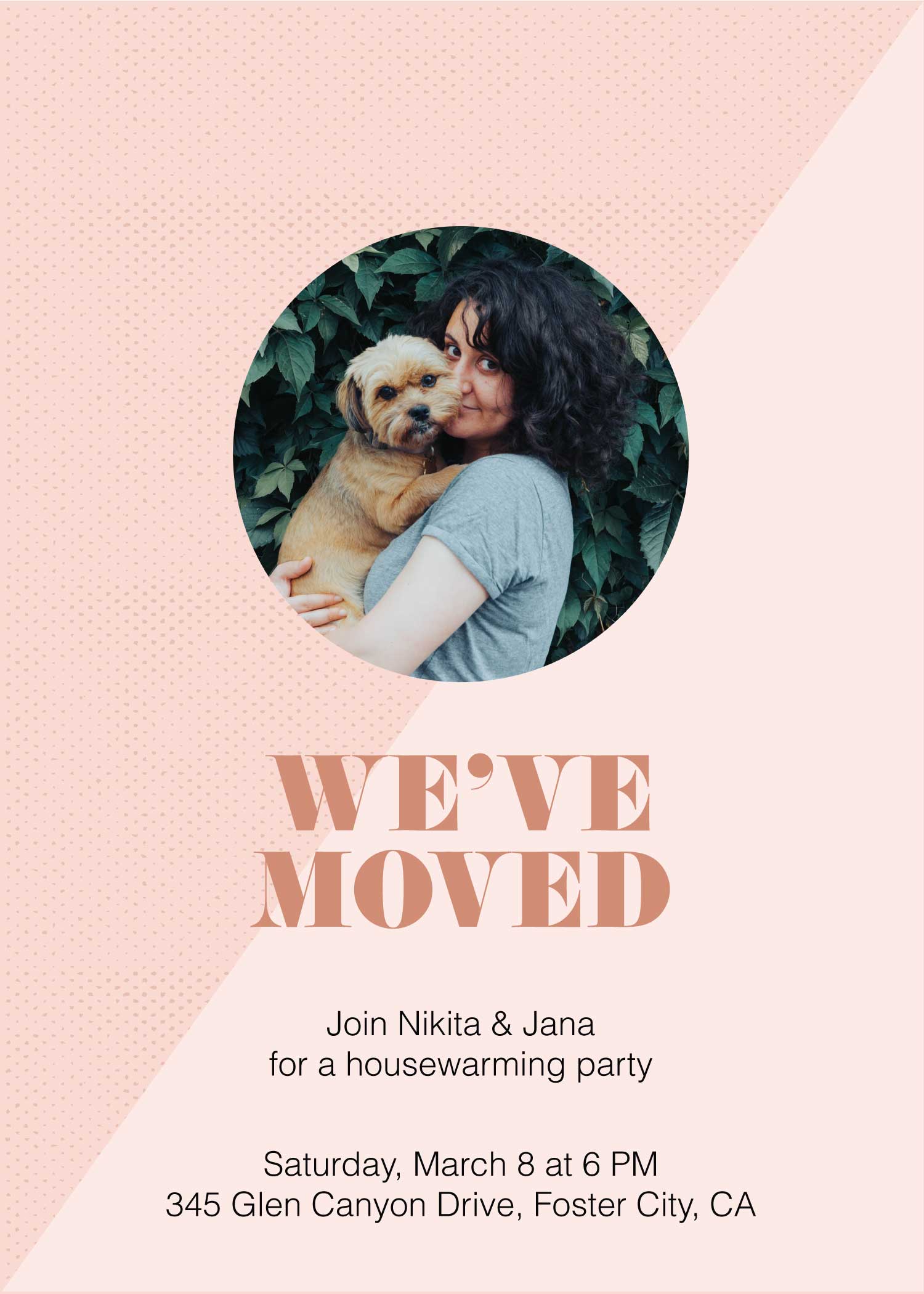 Charming Pink Housewarming Party Invitation