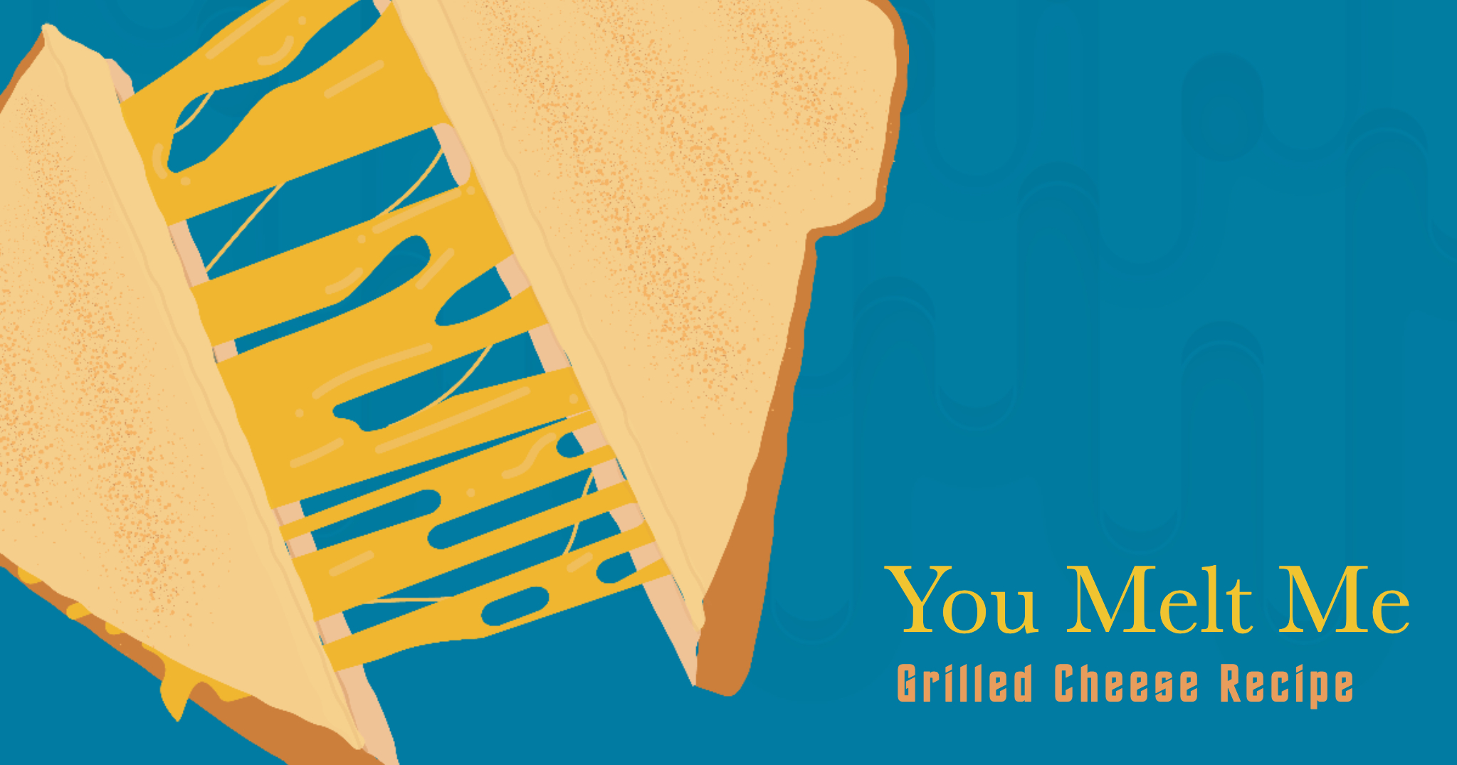 Cheesy Delight Grilled Cheese Recipe Poster