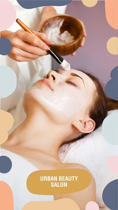 Template Elegant Spa Experience Poster Template in Peach