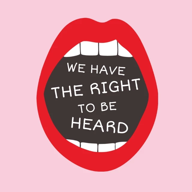 Template Bold Pink Social Media Advocacy Post