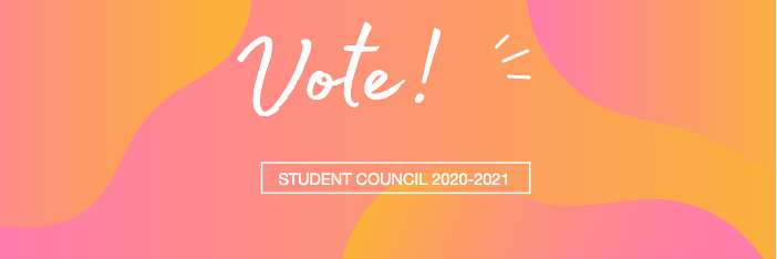 Vibrant Election Day Student Council Poster