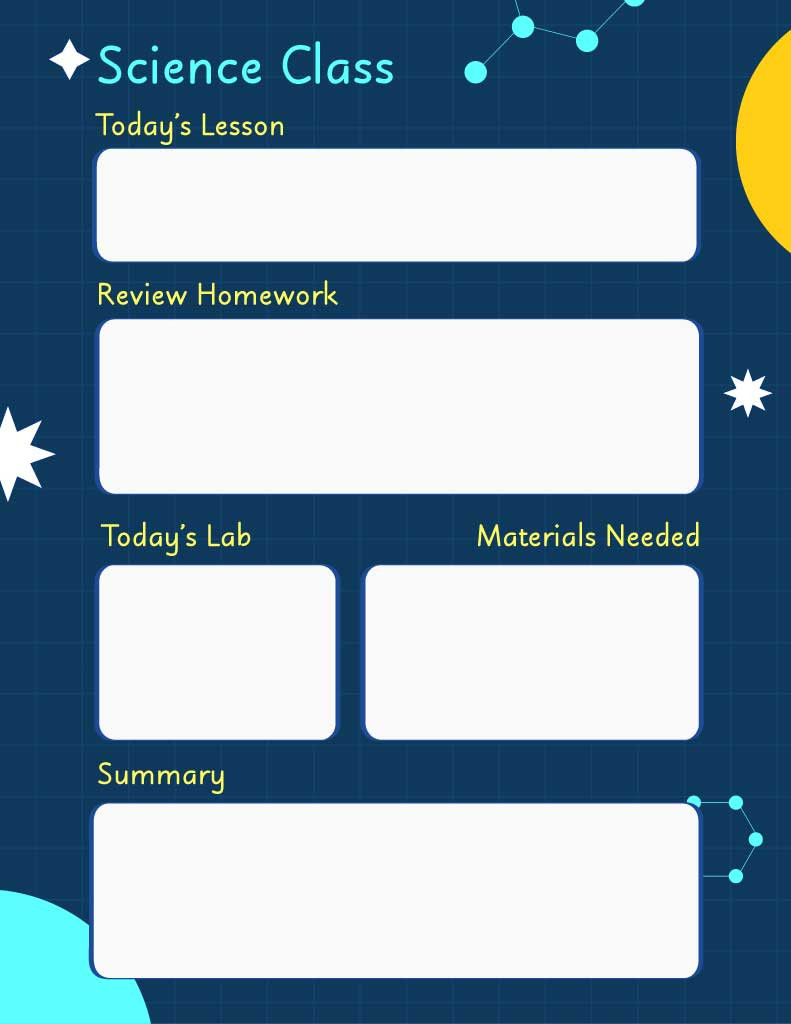 Template Educational Navy Blue School Poster Template