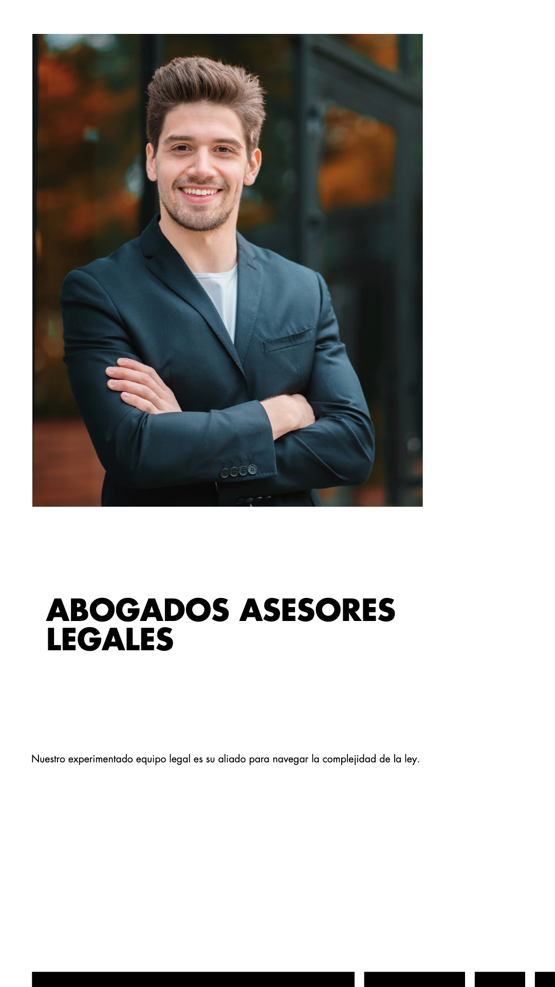 Sleek Navy Blue Legal Services Poster