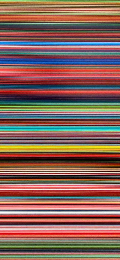 Template Vibrant Striped Background Poster Design