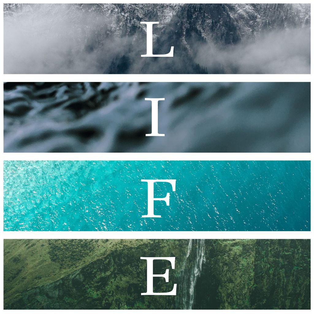 Template Nature Inspired Life Motivational Poster Design