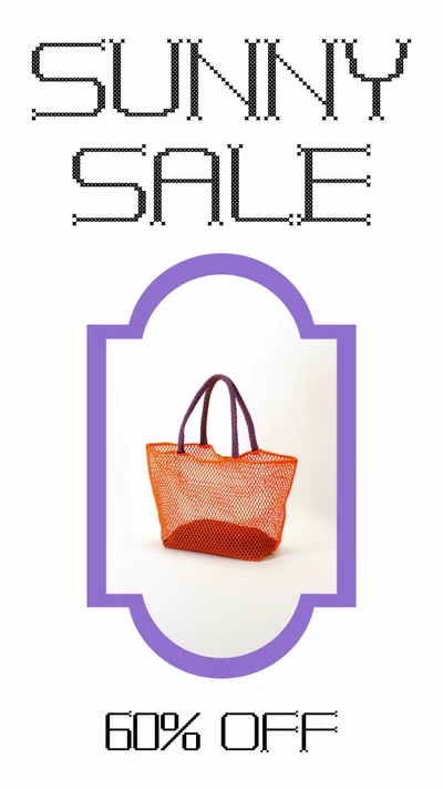 Template Vibrant Orange Instagram-Story Promo Template