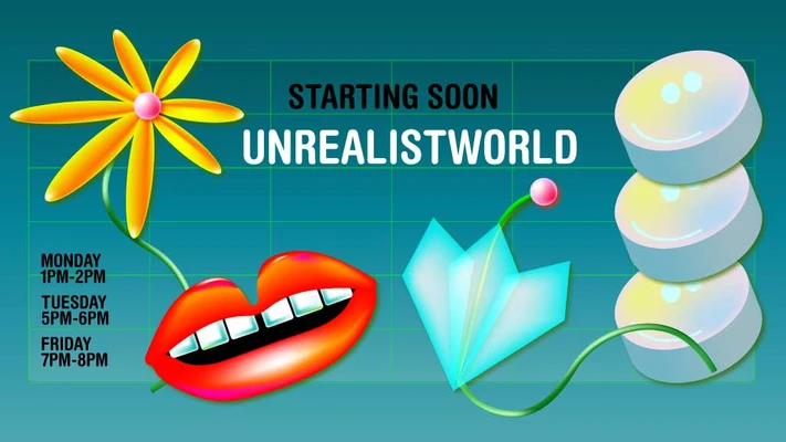 Template Vibrant Teal Event Countdown Poster Design