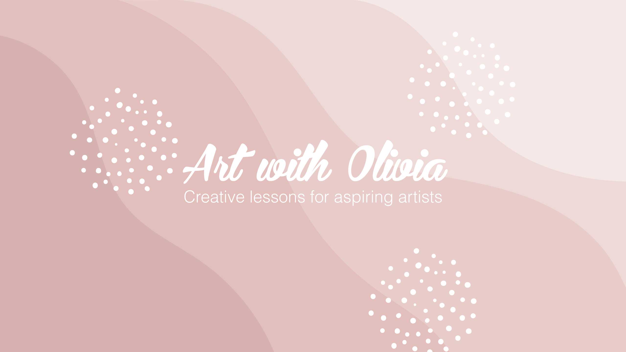 Elegant Pink Poster for Art Tutorials