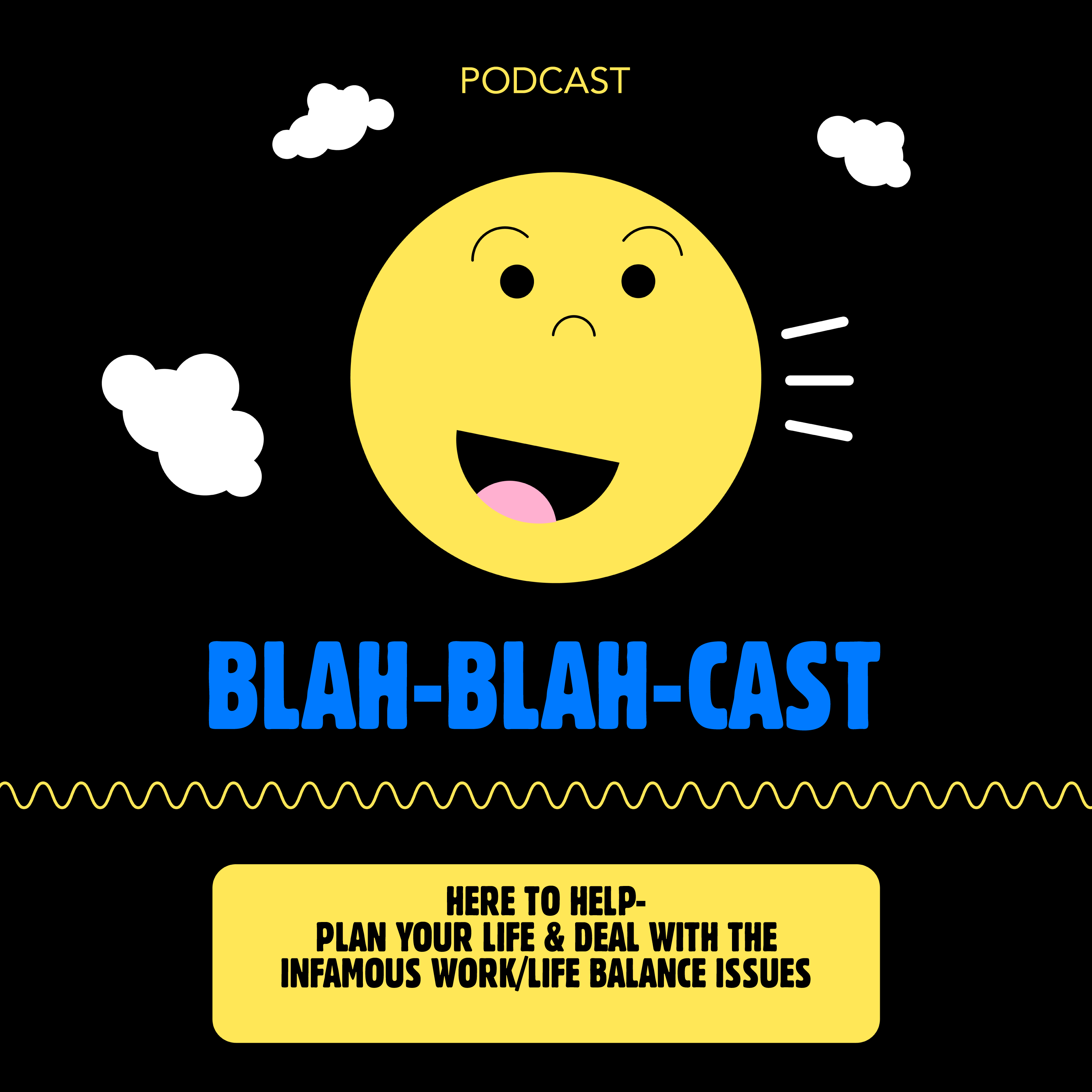 Sunshine Yellow Podcast Post Template