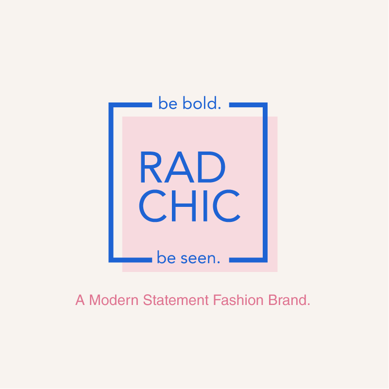 Chic Pink and Blue Brand Post Design