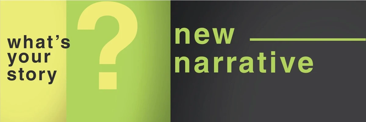 Template Vibrant Lime and Black Story Banner Post