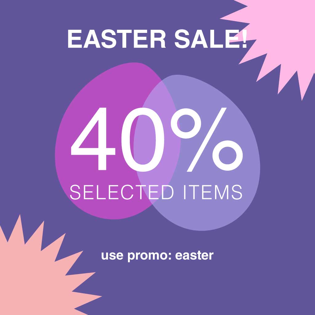 Easter Sale Purple Pink Ad Template